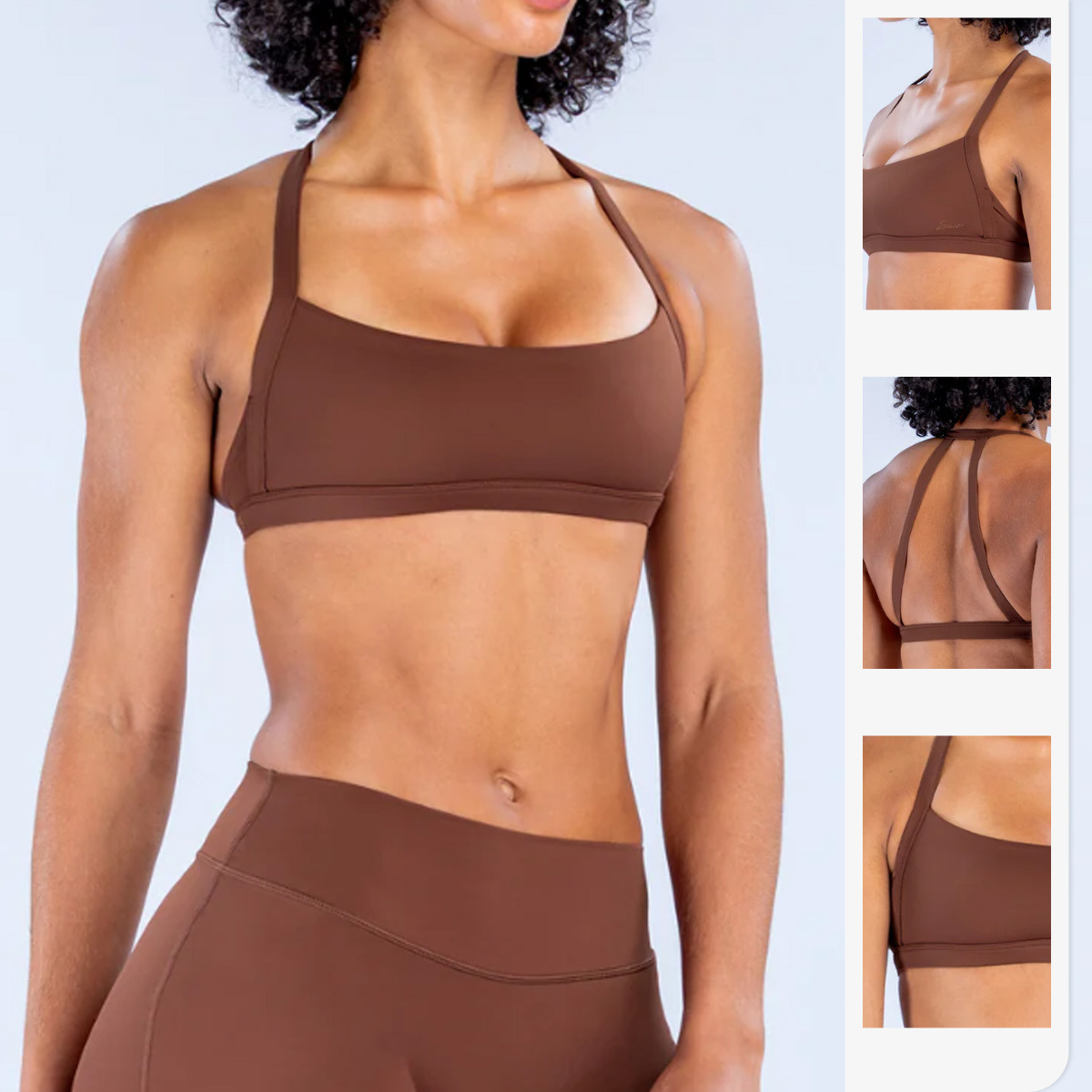 Sports Bra Racerback - Biustonosz sportowy do jogi dla kobiet,