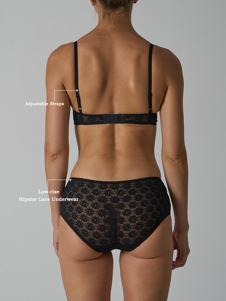 VITALINOVO 3-częściowy zestaw  – Sheer Bra Lace recenzja i cena